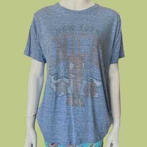 Y2K Junk Food New York Knicks 1973 Champions Distressed Graphic Tee